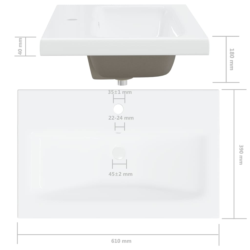 vidaXL vannasistabas mēbeļu komplekts, spīdīgi melns, skaidu plāksne