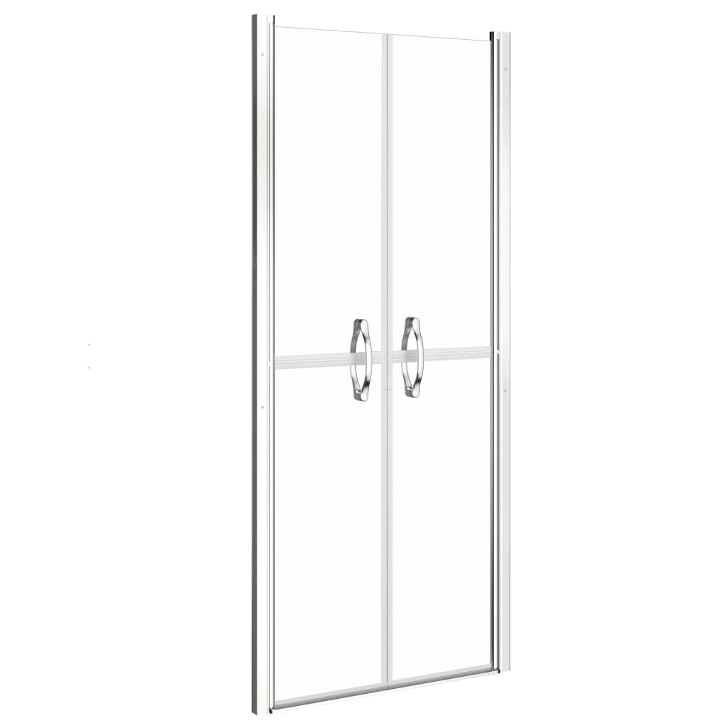 vidaXL dušas durvis, 71x190 cm, ESG, caurspīdīgas