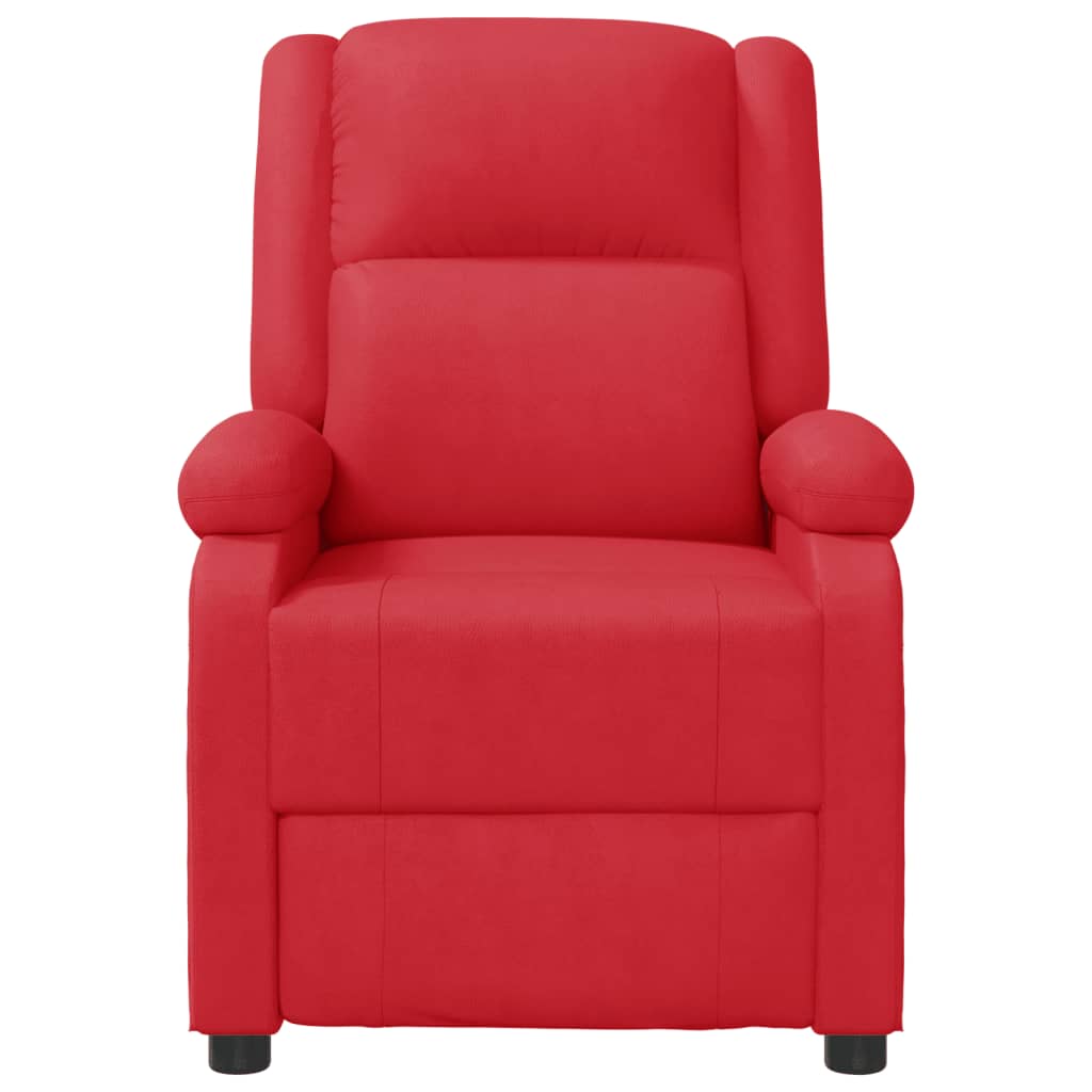 vidaXL masāžas krēsls, sarkana mākslīgā āda