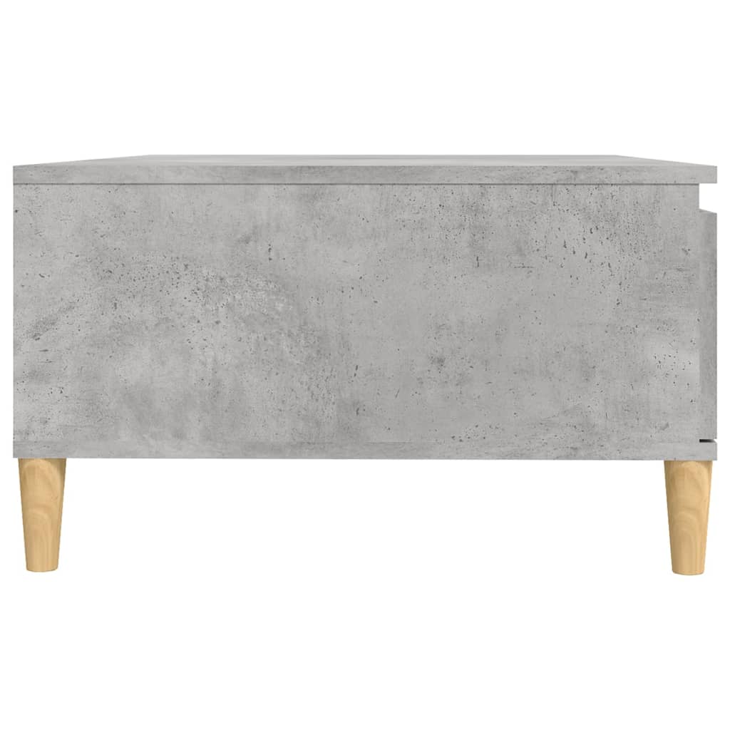 vidaXL kafijas galdiņš, betona pelēks, 90x60x35 cm, skaidu plāksne
