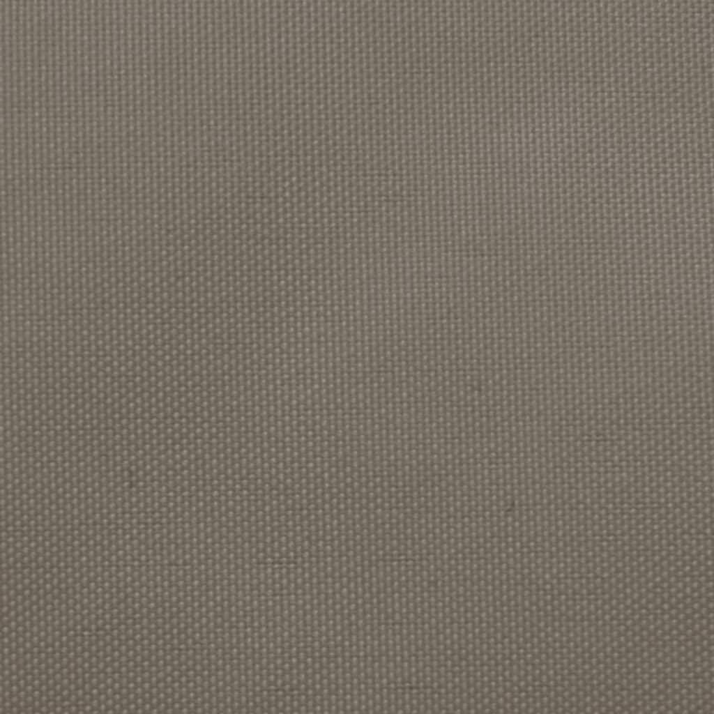 vidaXL saulessargs, taisnstūra, 6x8 m, pelēkbrūns oksforda audums