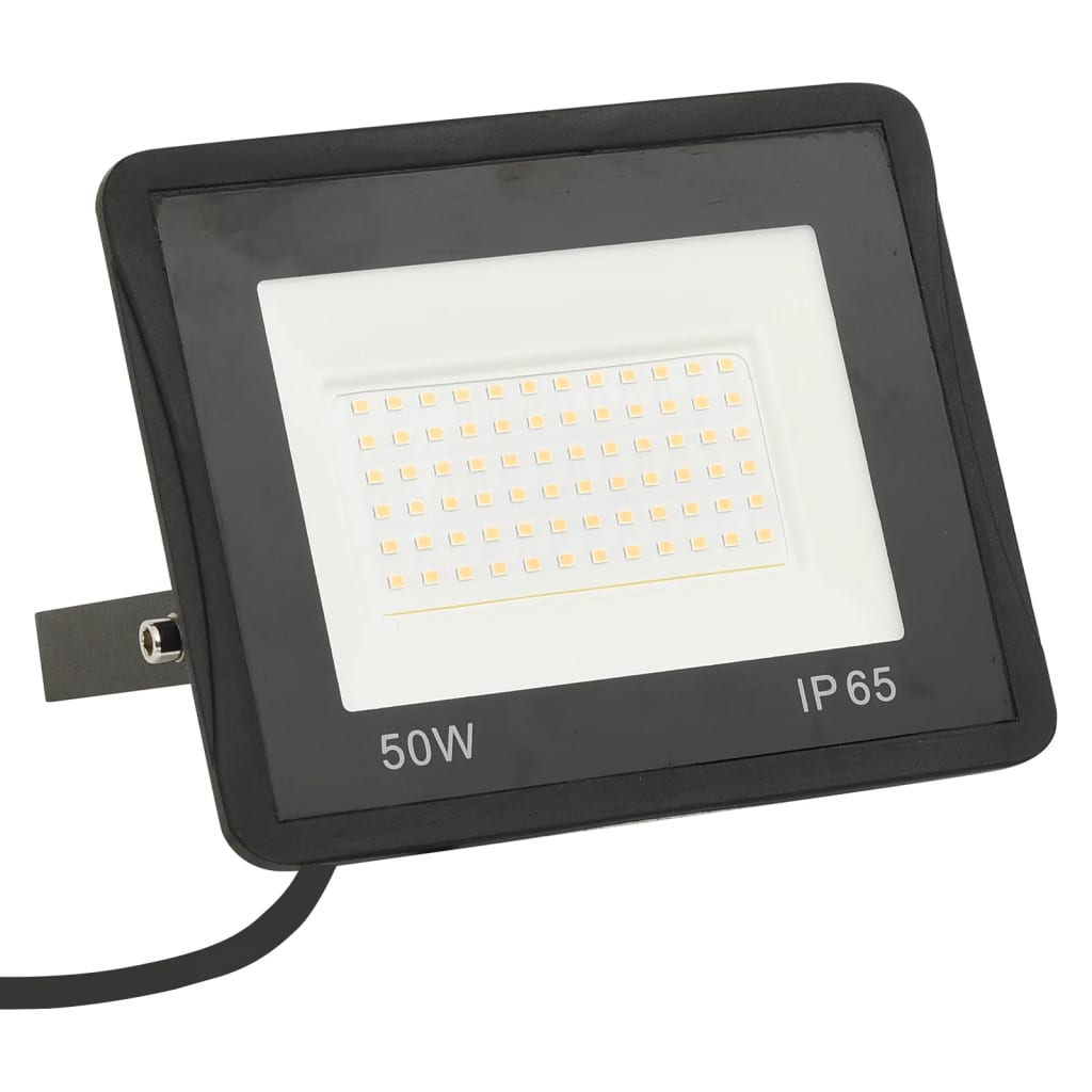 vidaXL LED prožektors, 50 W, silti balta gaisma