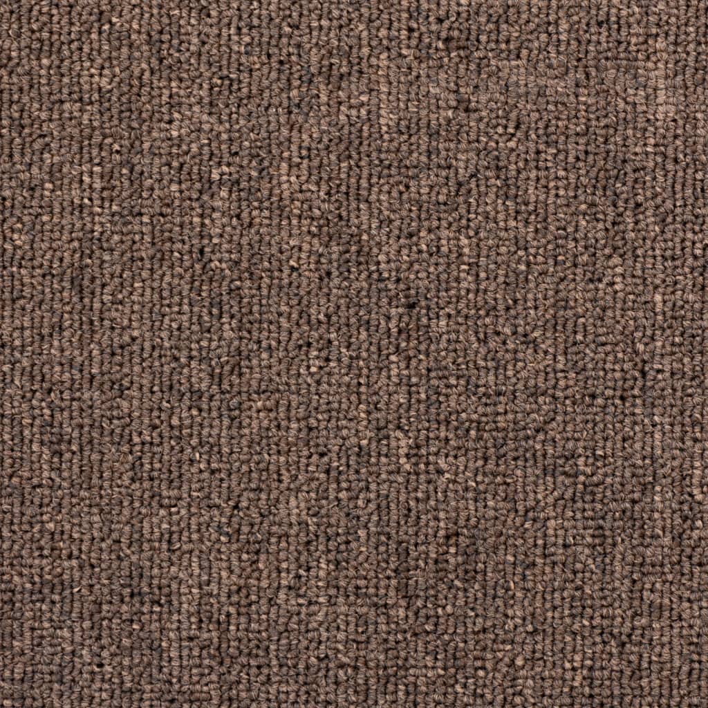 vidaXL kāpņu paklāji, 10 gab., 65x24x4 cm, kafijas brūni