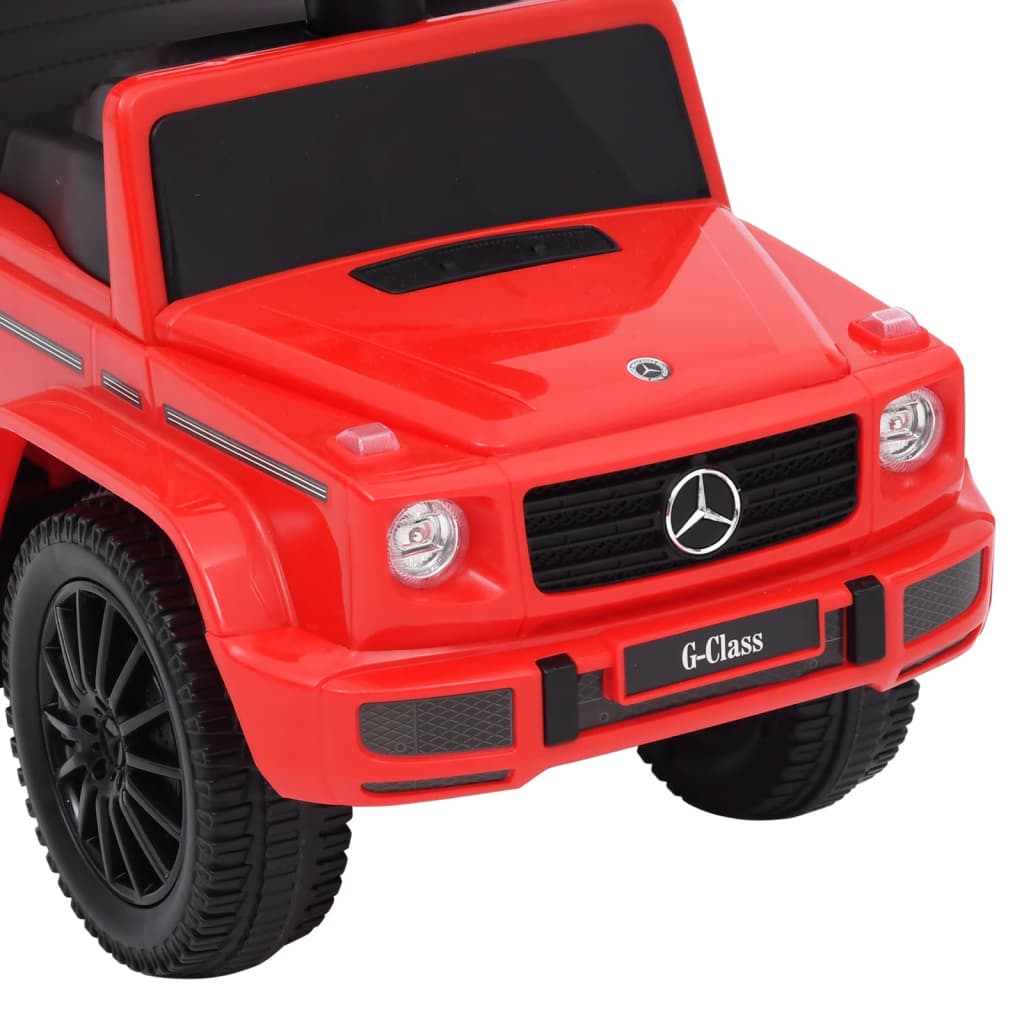 vidaXL stumjams rotaļu auto, Mercedes-Benz G63, sarkans