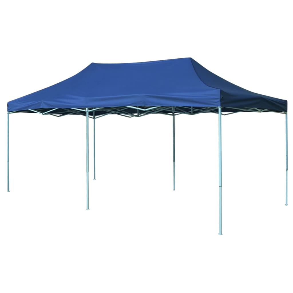 vidaXL saliekama telts, 3x6 m, ātri uzstādāma, zila
