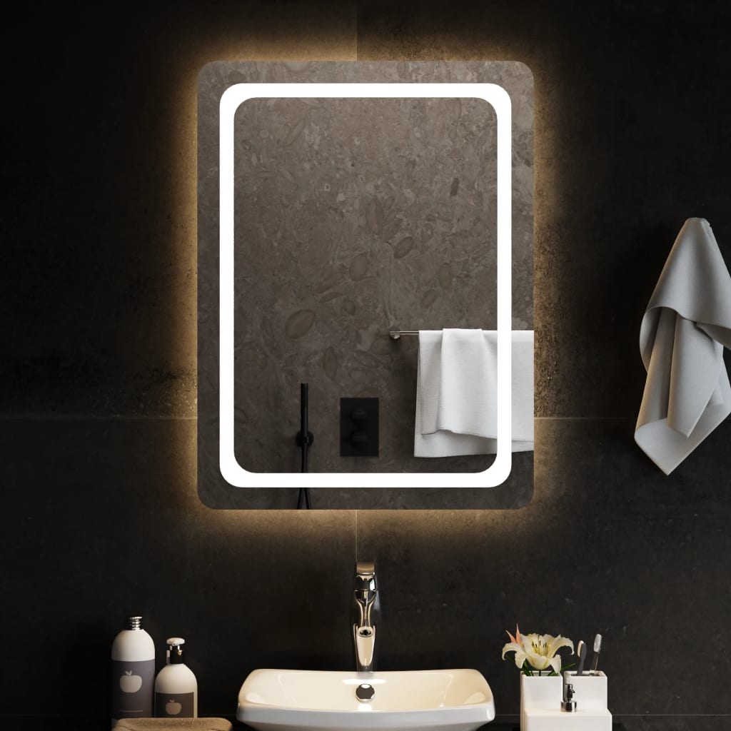 vidaXL vannasistabas spogulis ar LED, 60x80 cm