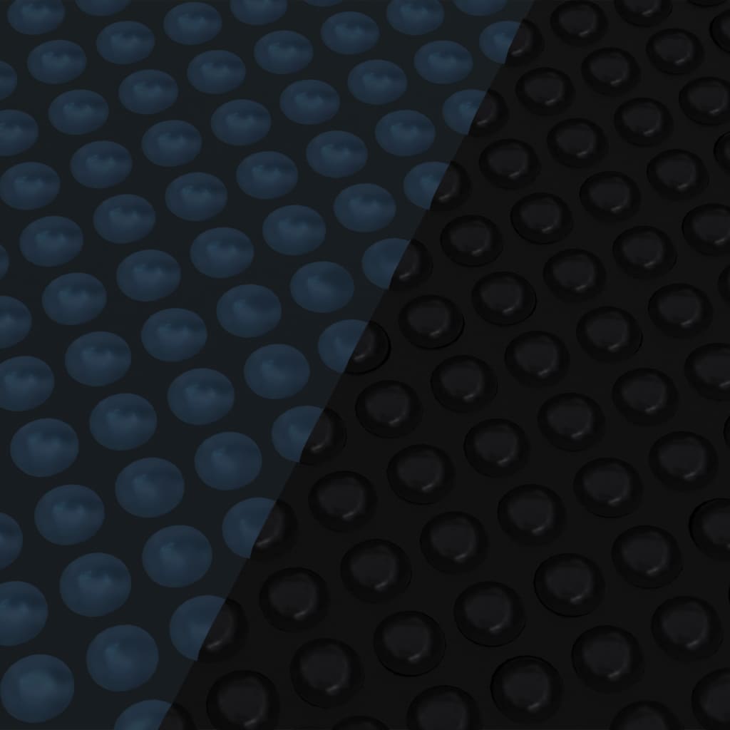 vidaXL baseina pārklājs, solārs, peldošs, 1000x600 cm, melns, zils PE