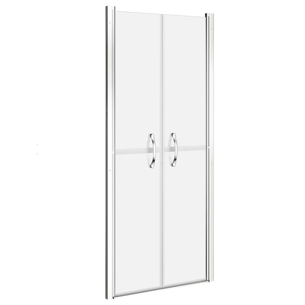 vidaXL dušas durvis, 86x190 cm, ESG, matētas