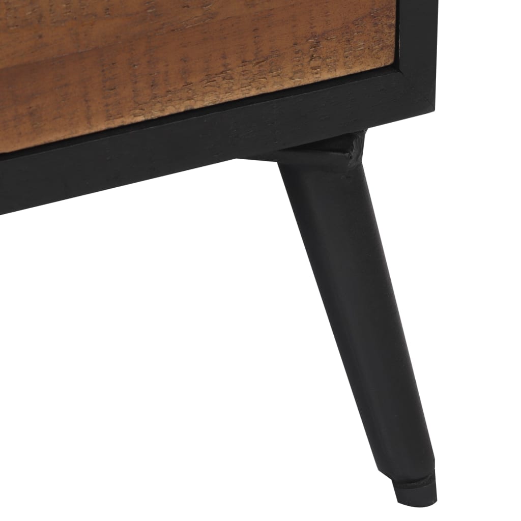 vidaXL kafijas galdiņš, 90x50x41 cm, pārstrādāts tīkkoks