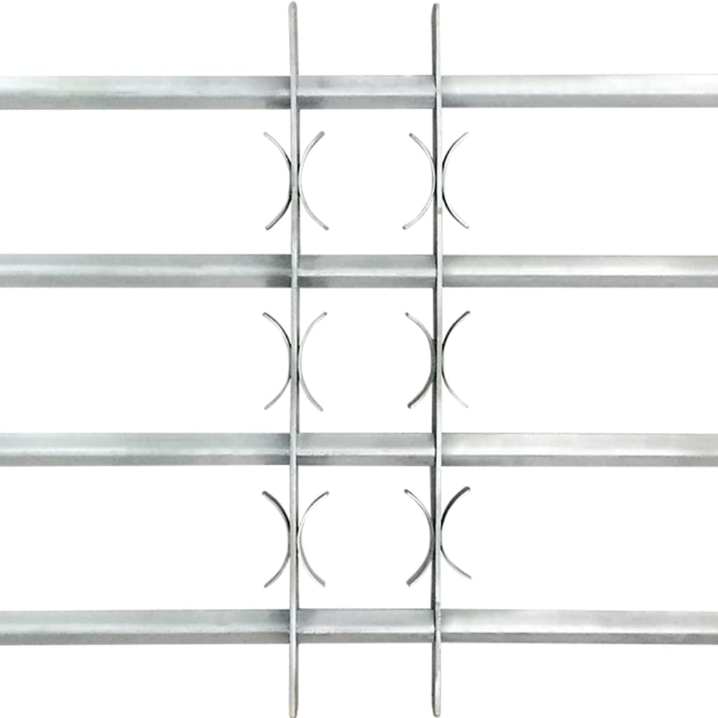 Regulējama logu drošības reste ar 4 stieņiem, 700 - 1050 mm