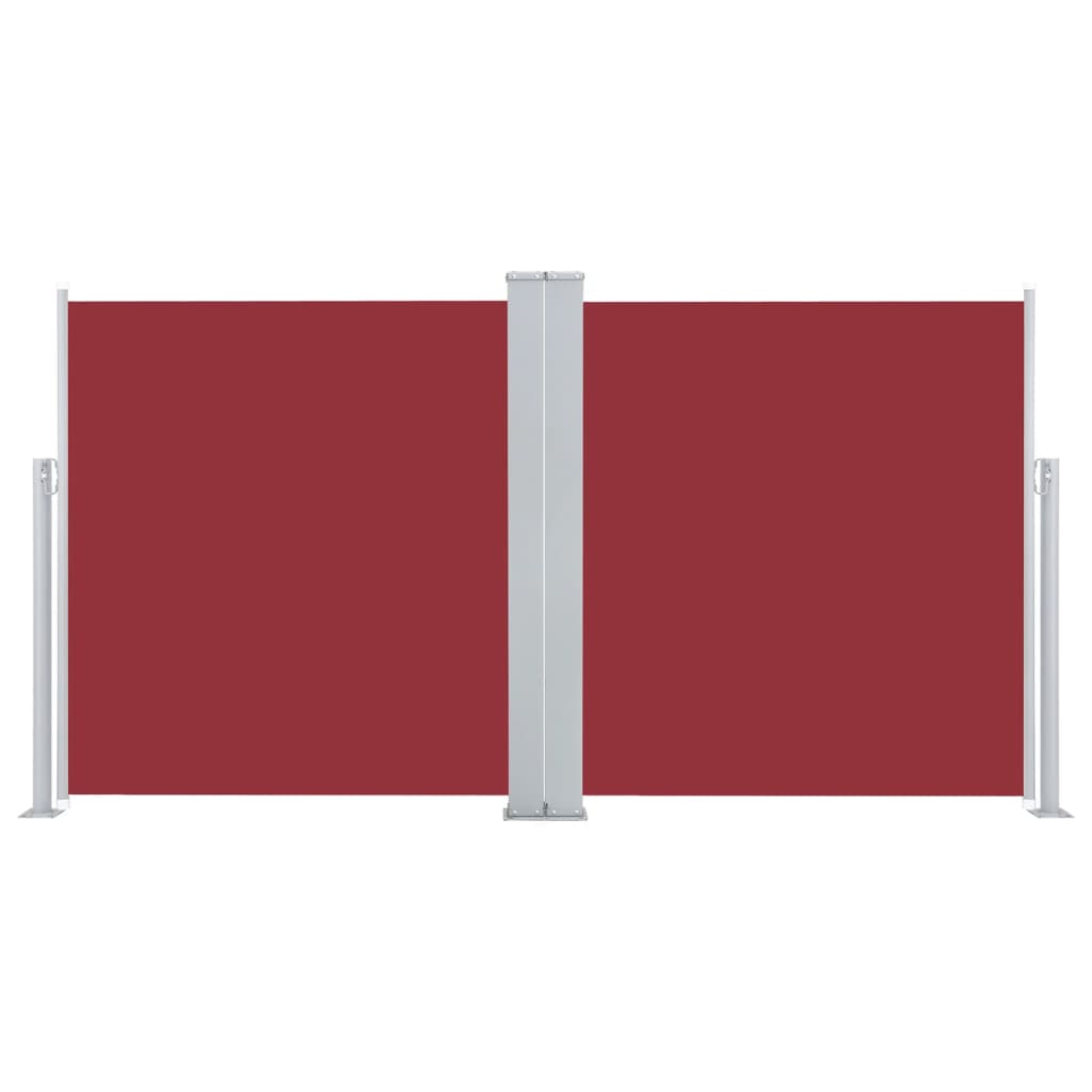 vidaXL izvelkams sānu aizslietnis, sarkans, 170x600 cm