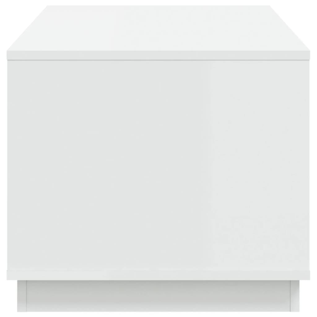 vidaXL kafijas galdiņš, balts, 102x50x44 cm, inženierijas koks