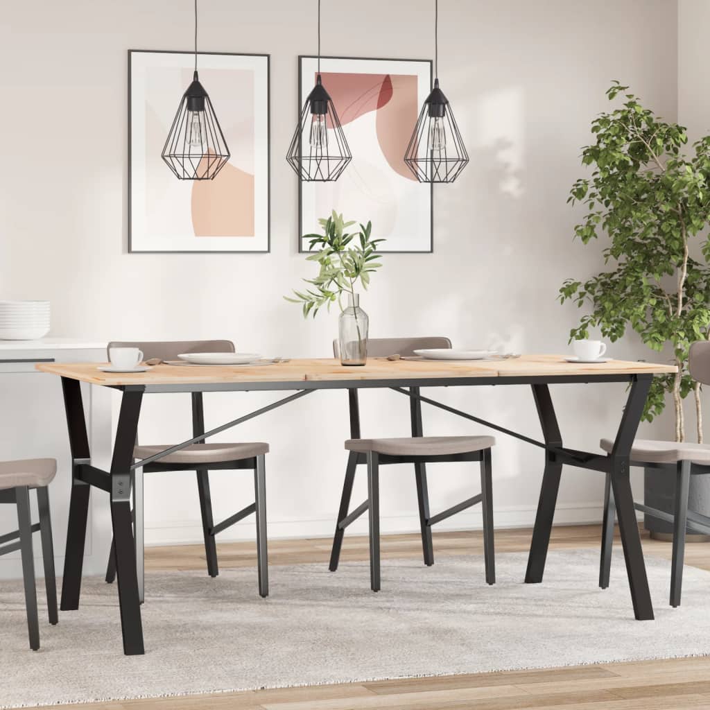 vidaXL virtuves galda kājas, Y-forma, 160x80x73 cm, čuguns
