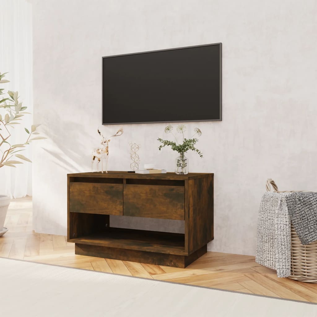 vidaXL TV skapītis, ozolkoka krāsa, 70x41x44 cm, skaidu plāksne