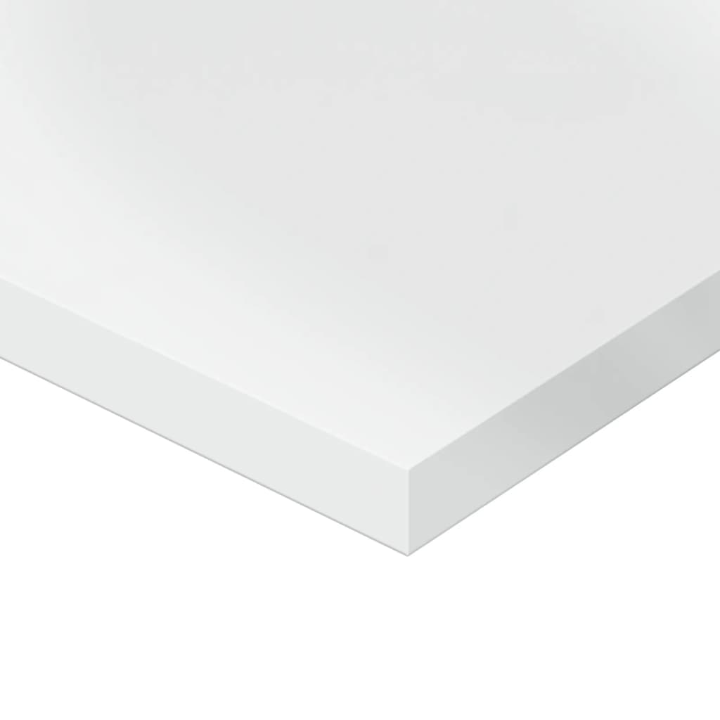 vidaXL plauktu dēļi, 4 gab., spīdīgi balti, 40x20x1,5cm, skaidu plātne