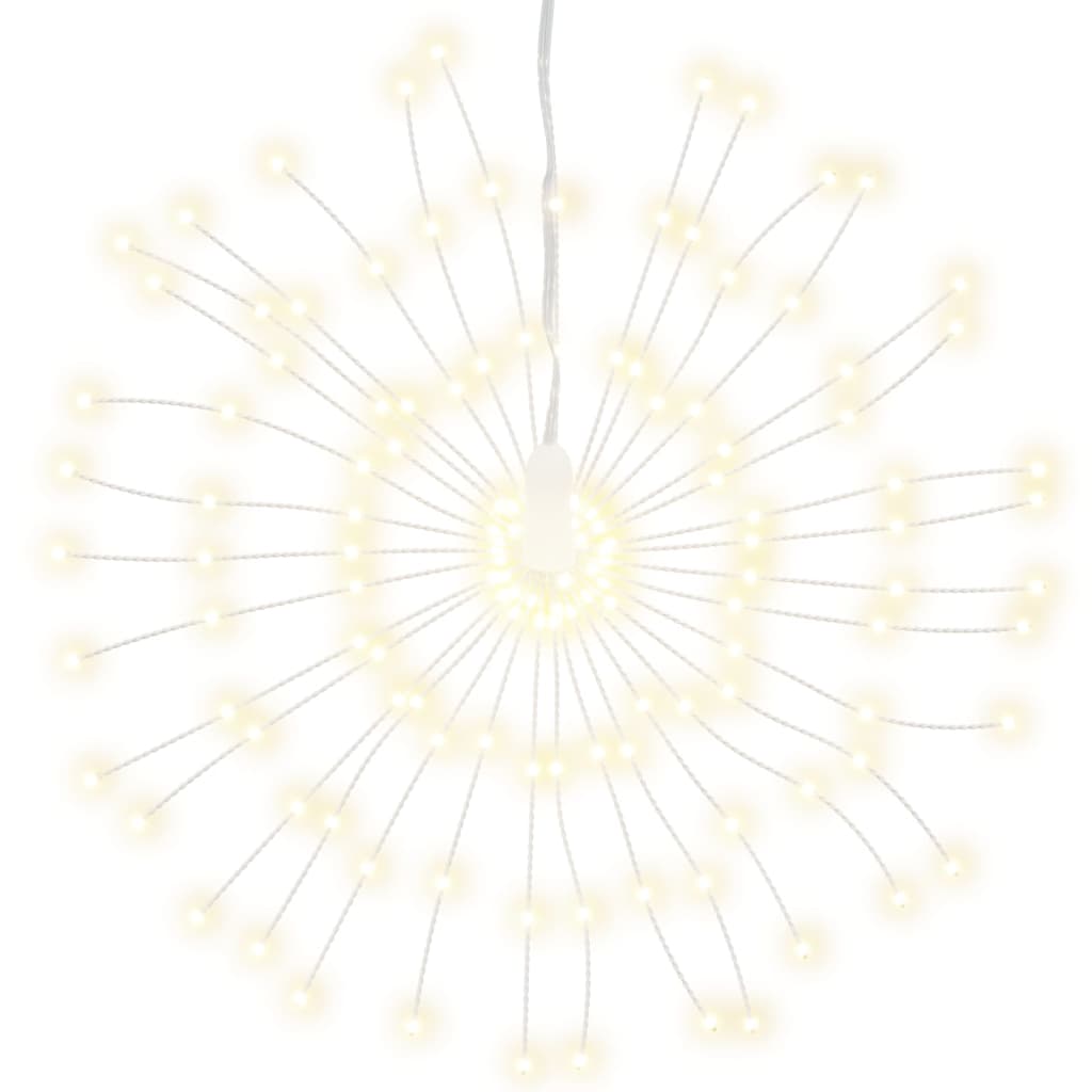 vidaXL Ziemassvētku LED lampiņas, 4 gab., silti baltas, 20 cm, 560 LED