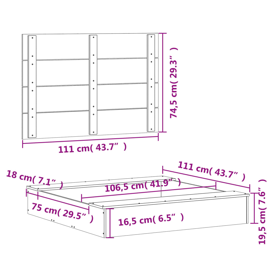 vidaXL smilšu kaste ar vāku, 111x111x19,5 cm, brūns, priedes masīvkoks