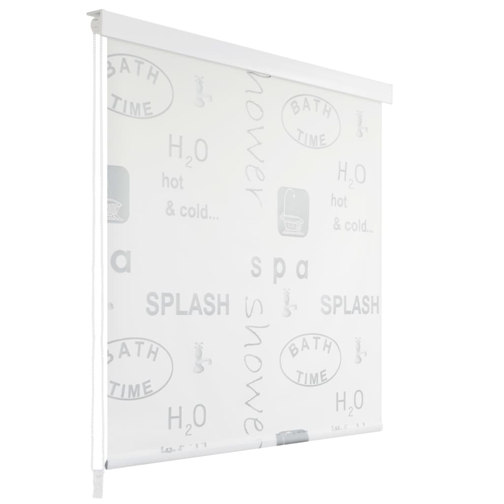 vidaXL rullo žalūzija dušai, 160x240 cm, Splash