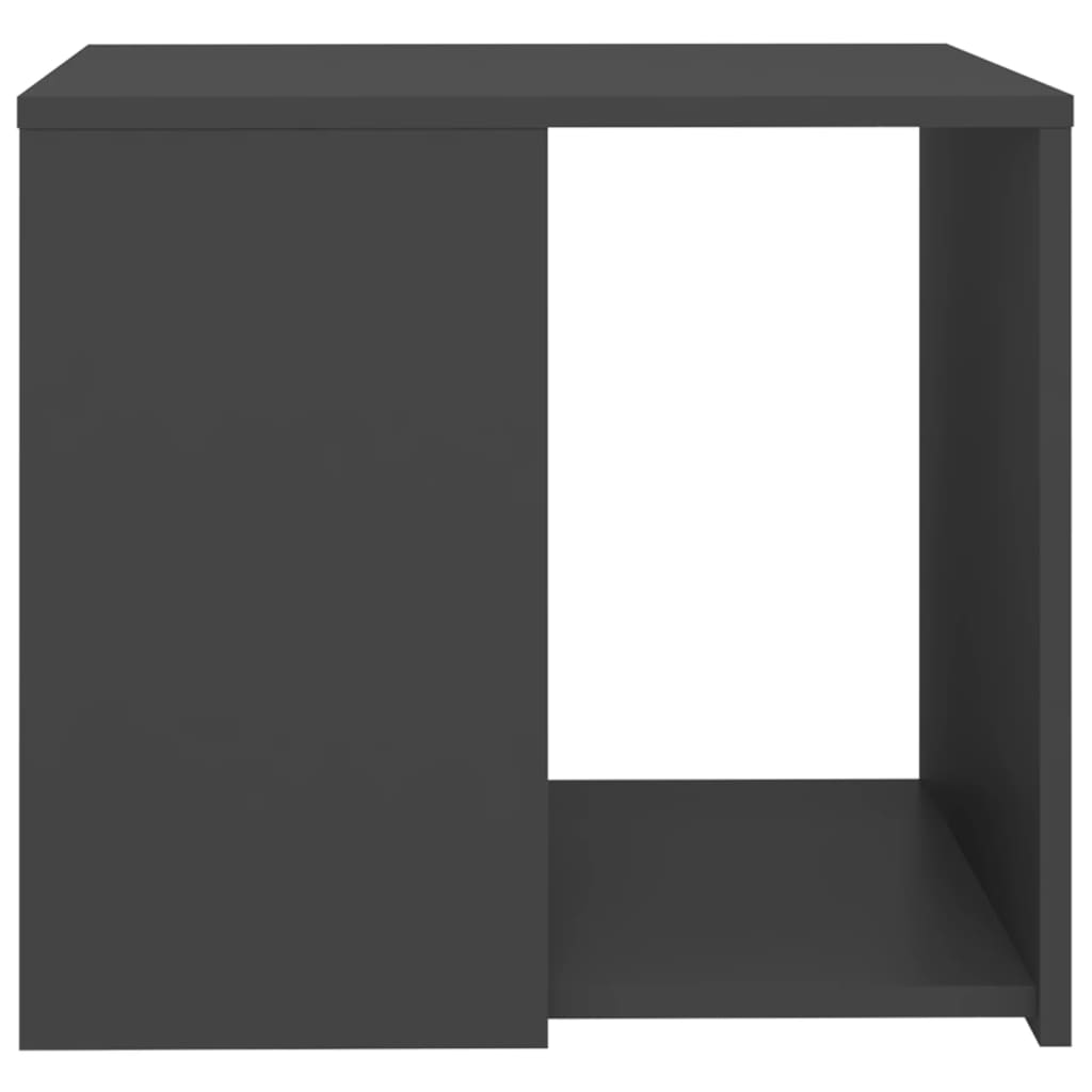 vidaXL galdiņš, pelēks, 50x50x45 cm, skaidu plāksne