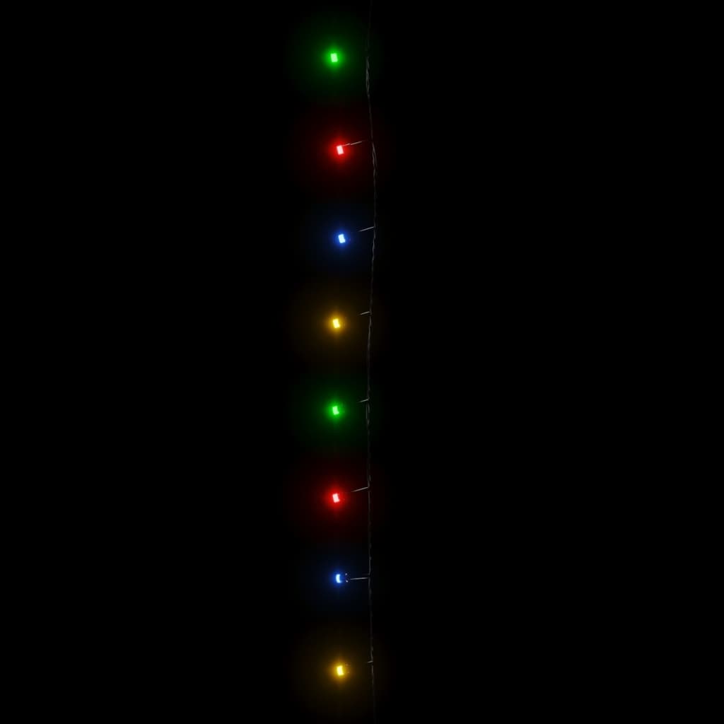 vidaXL gaismas virtene ar 400 LED, krāsaina, 40 m, 8 efekti