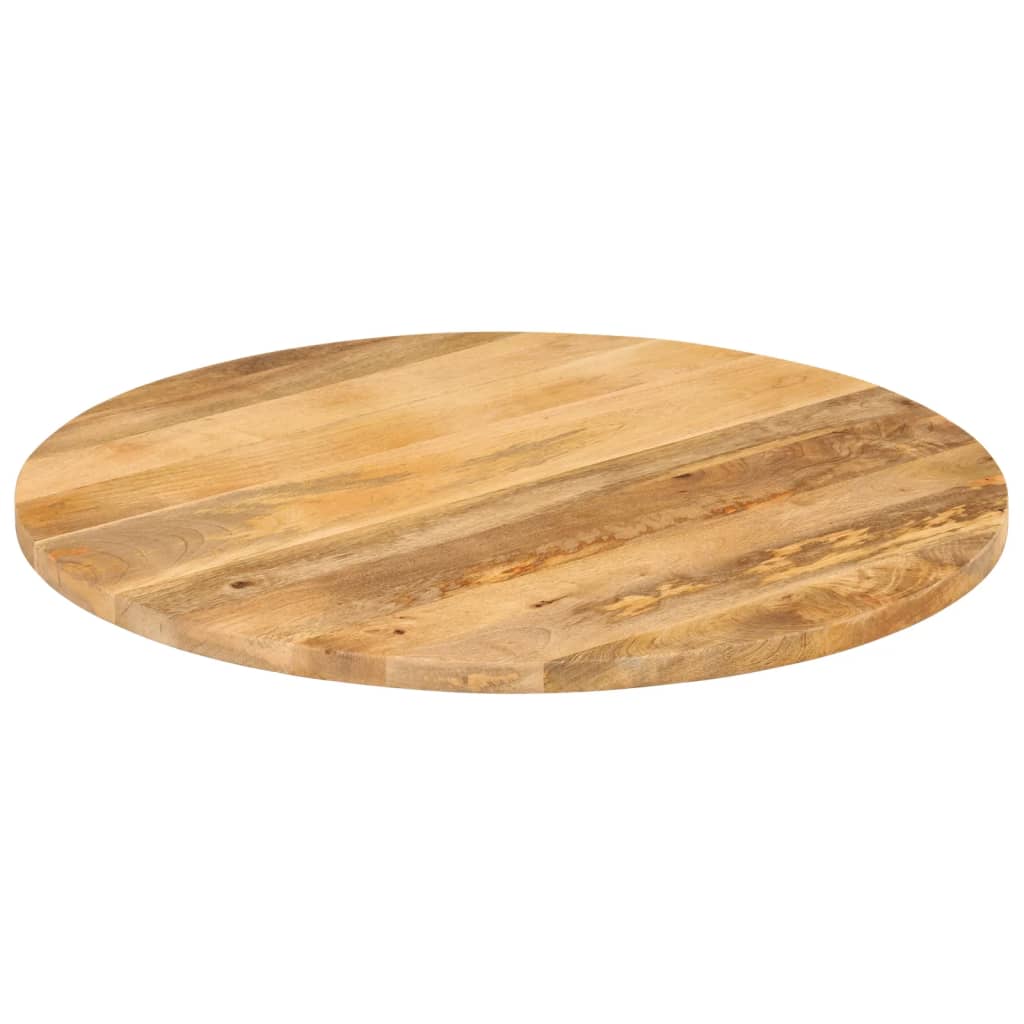 vidaXL galda virsma, Ø 70x3,8 cm, apaļa, mango masīvkoks