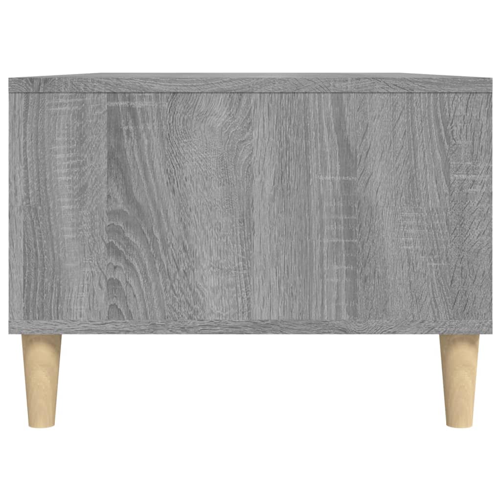 vidaXL kafijas galdiņš, pelēcīga ozolkoka, 90x50x36,5 cm