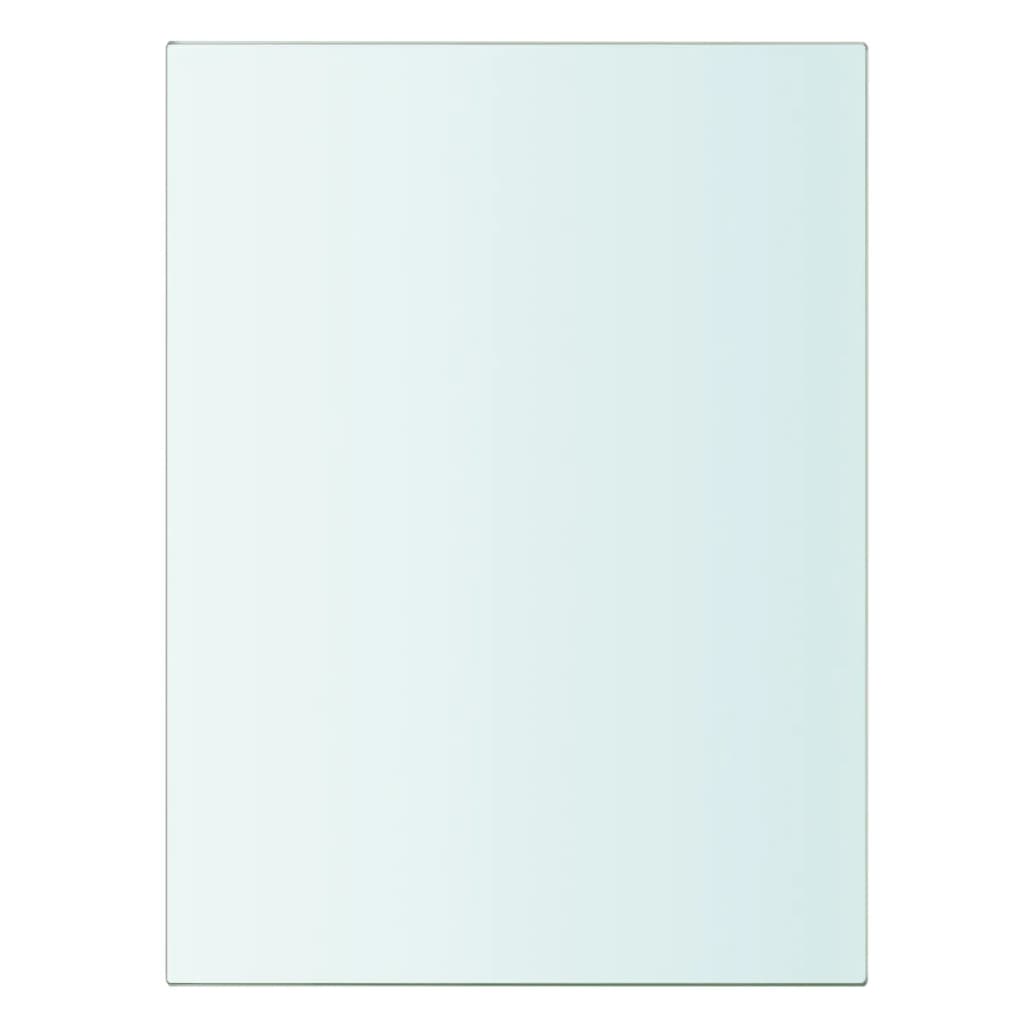 vidaXL sienas plaukts, 20x15 cm, caurspīdīgs stikls