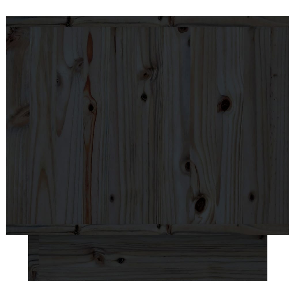 vidaXL naktsgaldiņi, 2 gab., melni, 35x34x32 cm, priedes masīvkoks