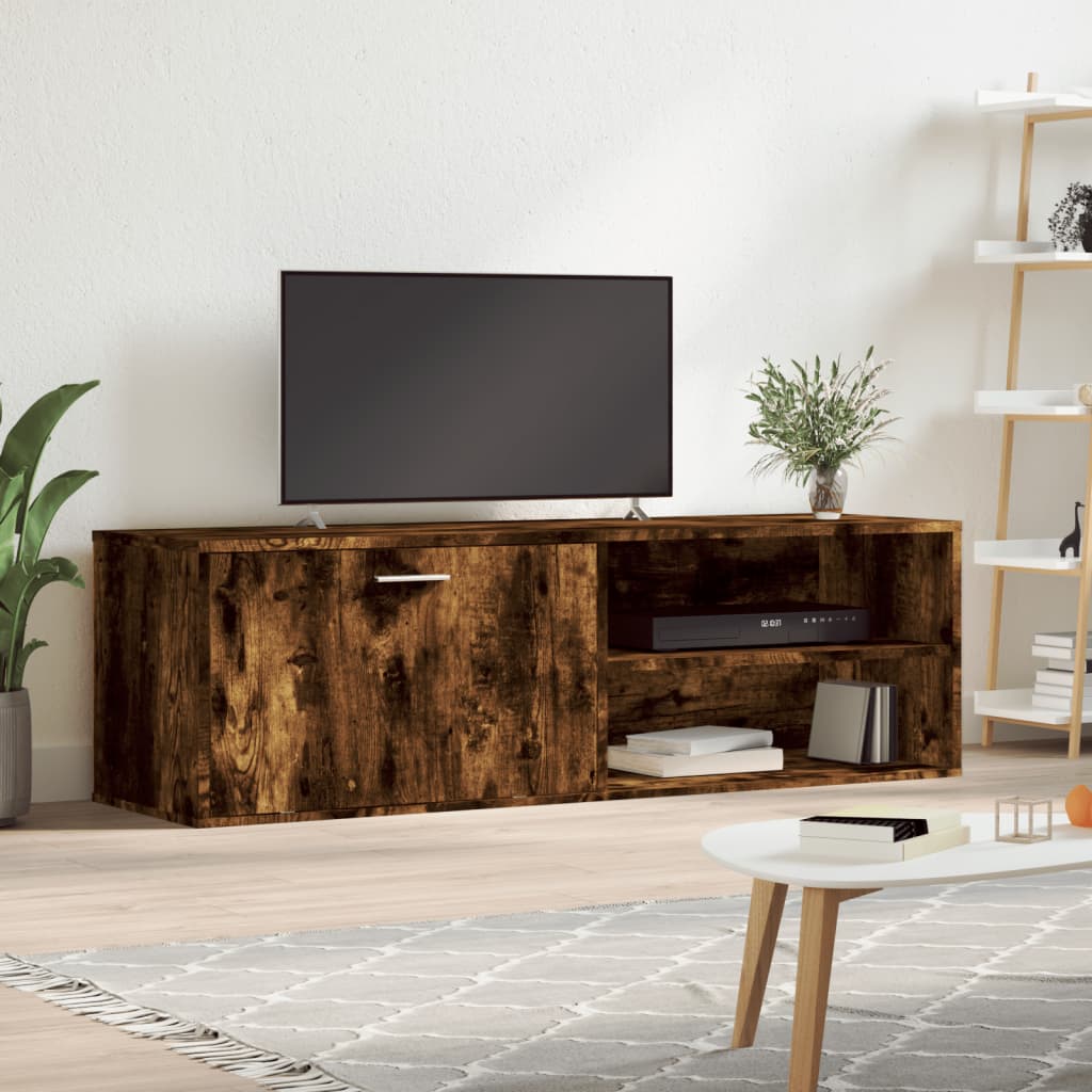 vidaXL TV skapītis, ozolkoka krāsa, 120x34x37 cm, inženierijas koks