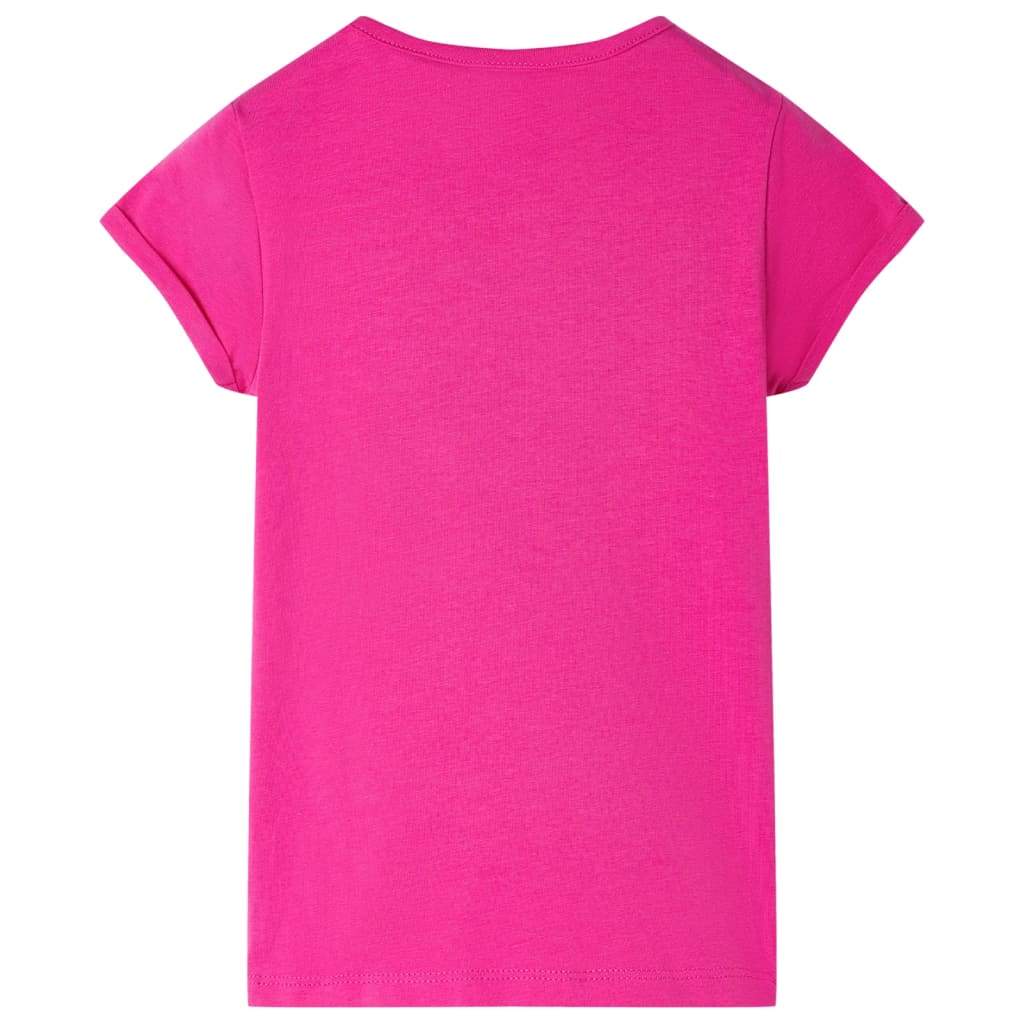 Bērnu T-krekls, tumši rozā, 92