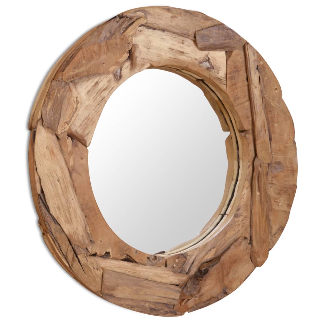 vidaXL dekoratīvs spogulis, 80 cm, apaļš