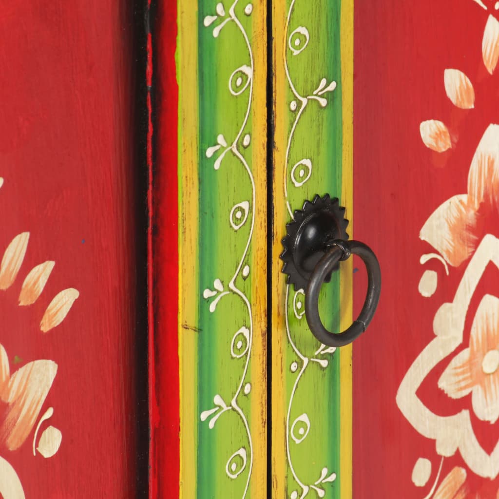 vidaXL kumode, krāsota ar rokām, 60x30x75 cm, mango masīvkoks