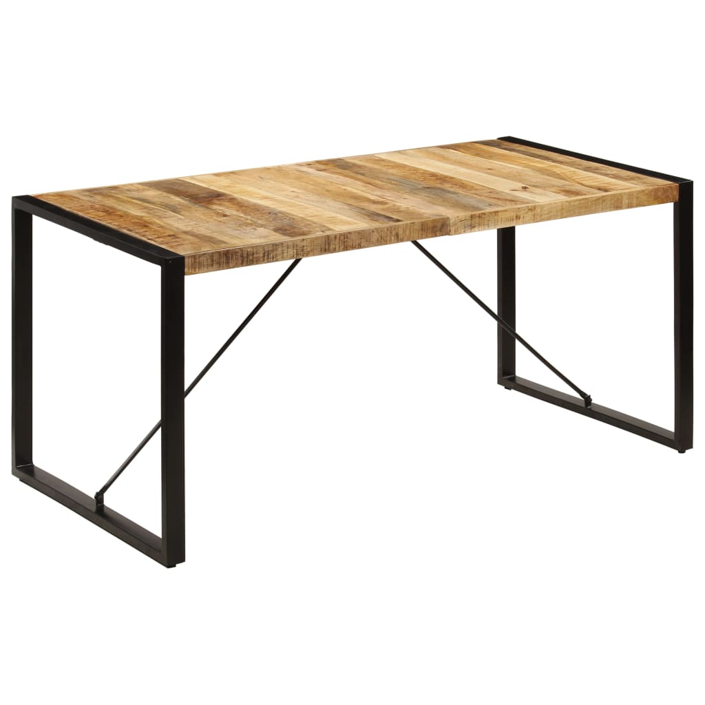vidaXL virtuves galds, 160x80x75 cm, mango masīvkoks