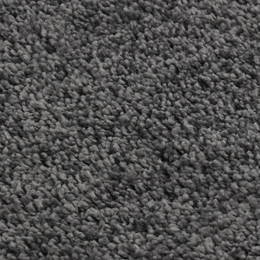 vidaXL paklājs, 80x150 cm, pelēks, neslīdošs