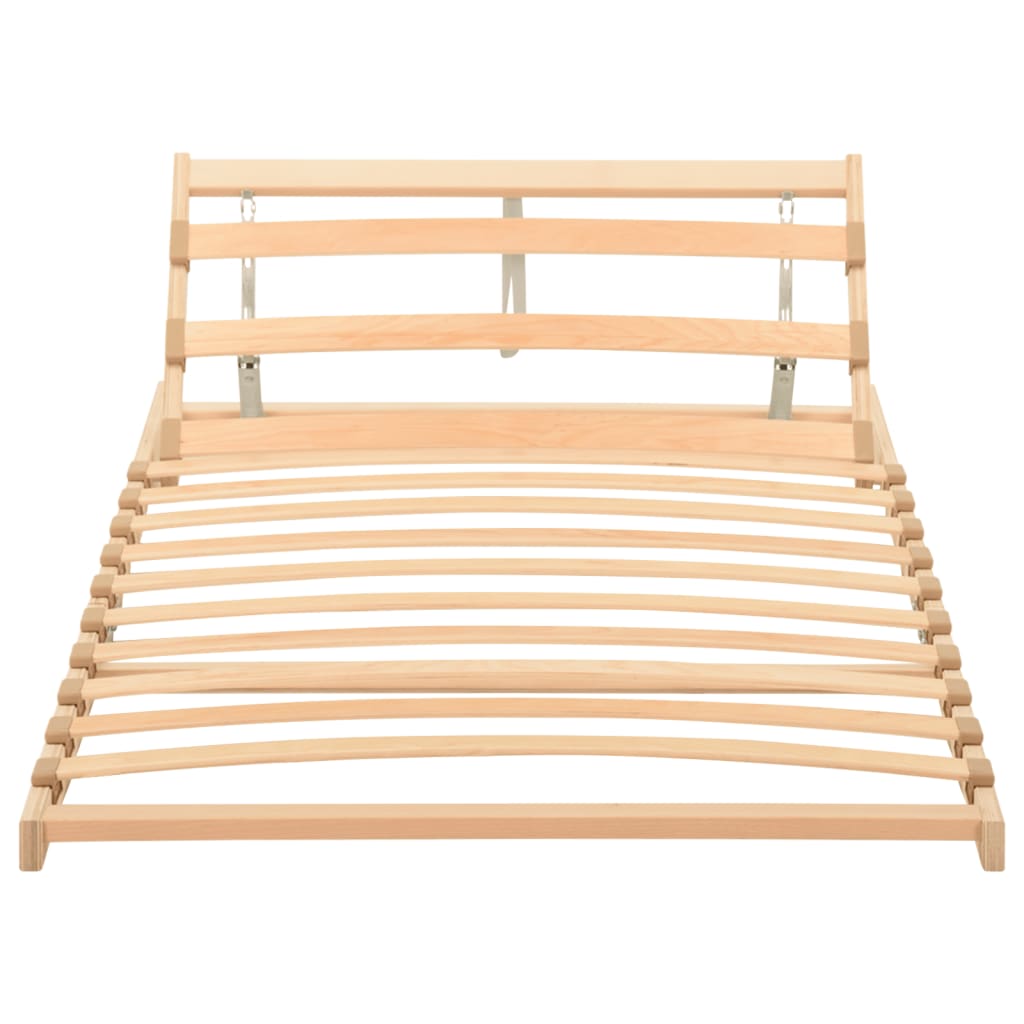 vidaXL gultas redeles, 13 līstītes, regulējams galvgalis, 80x200 cm
