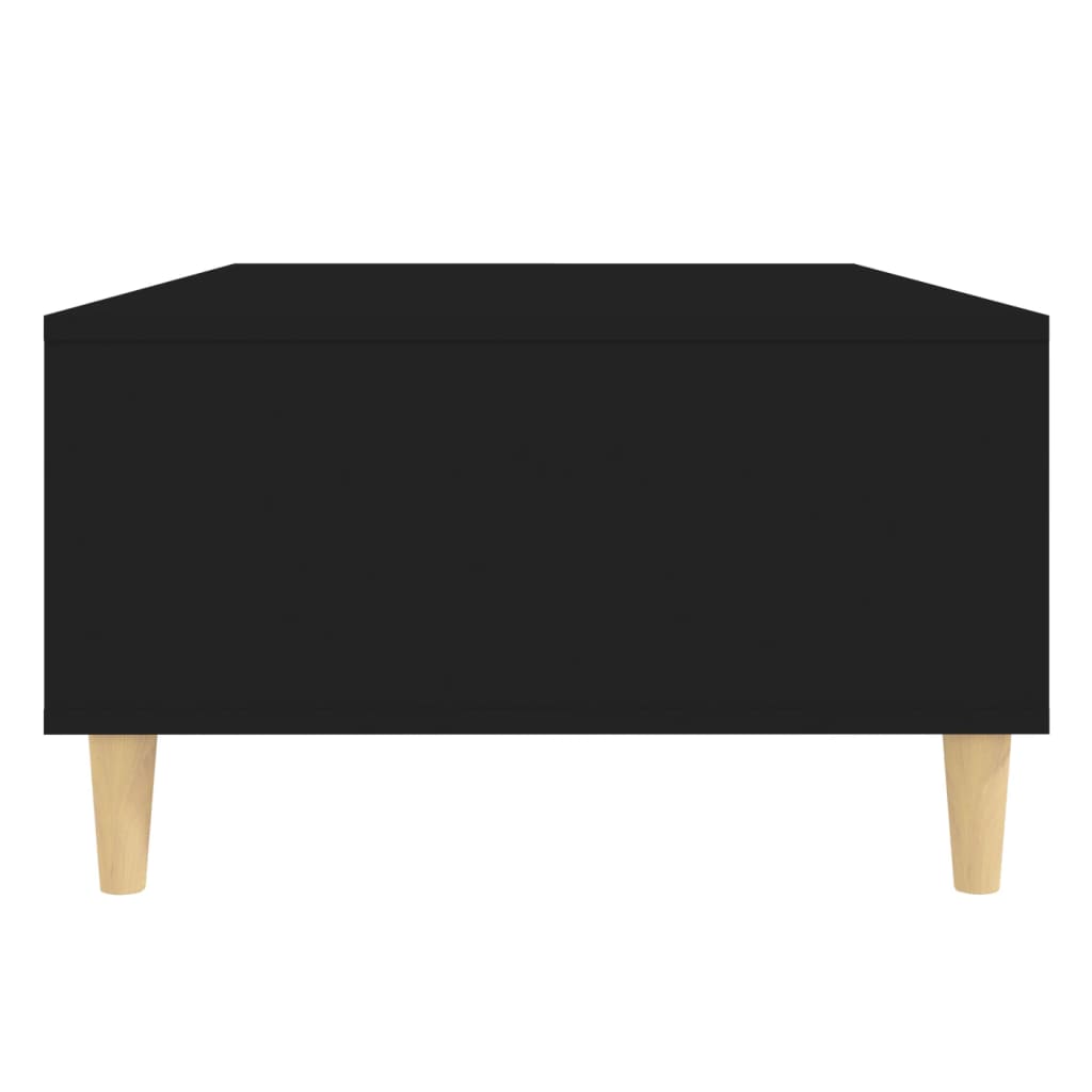 vidaXL kafijas galdiņš, 103,5x60x35 cm, melns, skaidu plāksne