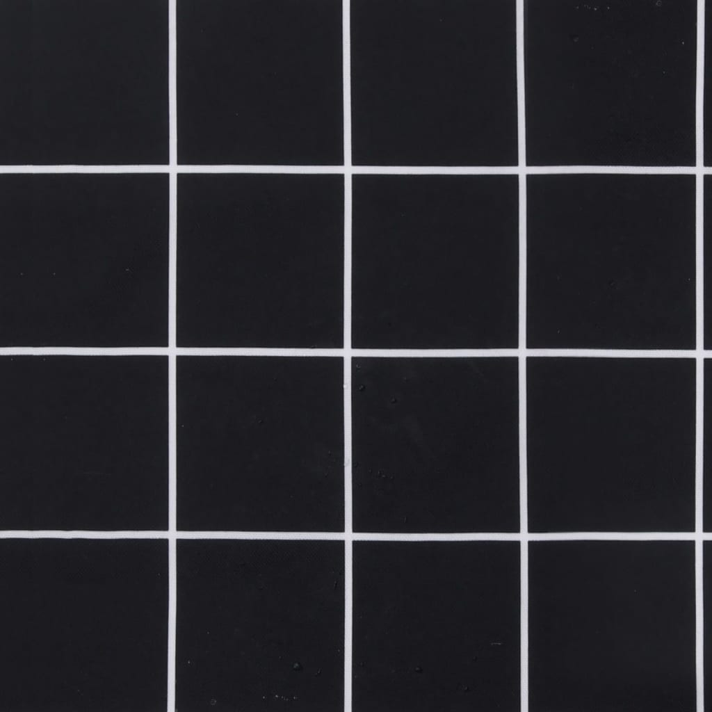 vidaXL palešu matracis, 60x60x8 cm, melnas rūtis, oksforda audums