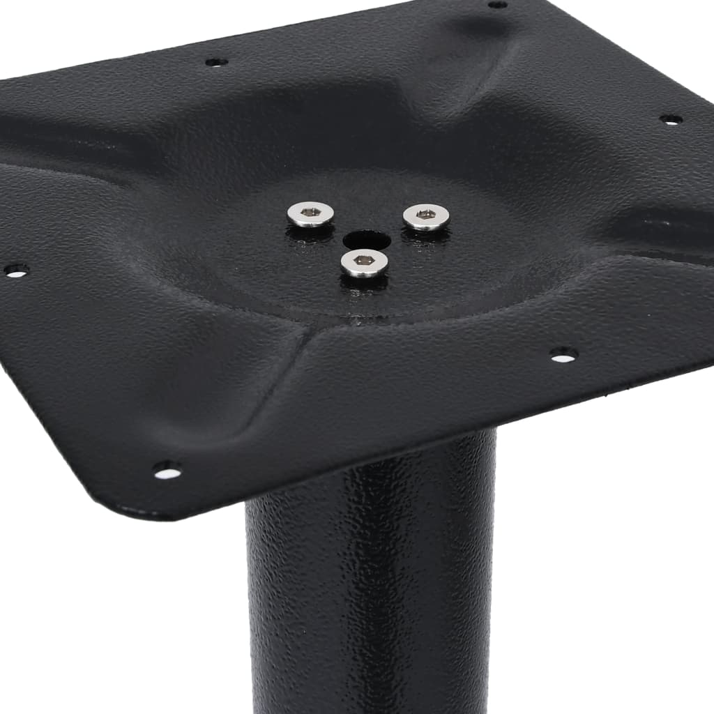 vidaXL bistro galda kāja, Ø43x72 cm, melns čuguns