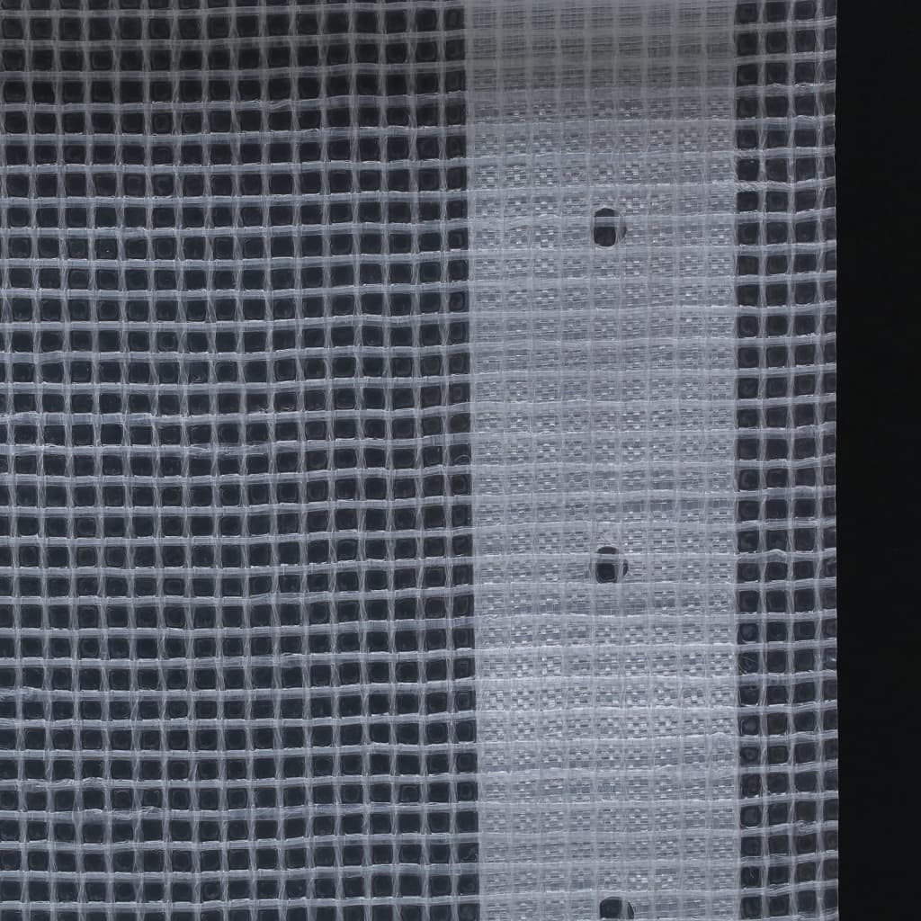 vidaXL brezenta pārklāji, 2 gab., smalki austi, 260 g/m², 4x3 m, balti
