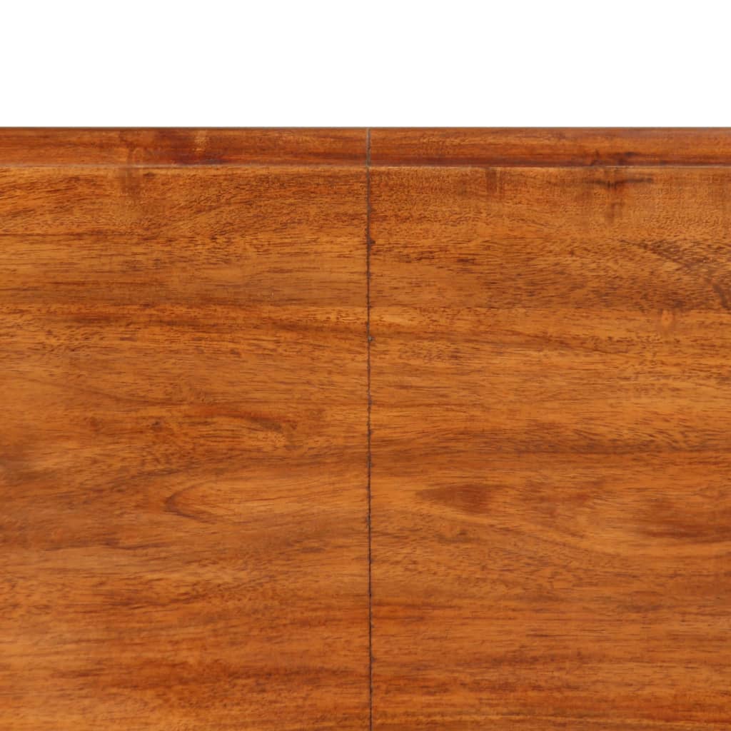 vidaXL virtuves galds, 180x90x76 cm, masīvkoks ar medus apdari