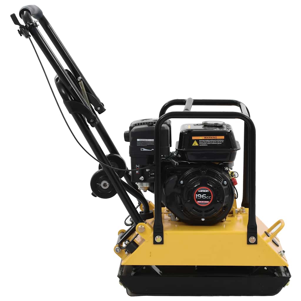 vidaXL vibroplate, 196 CC, 85 kg, 15,5 Kn