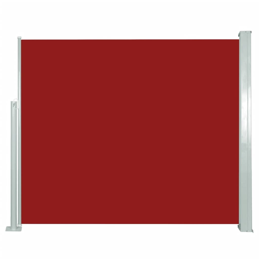 vidaXL izvelkama sānu markīze, 120x300 cm, sarkana