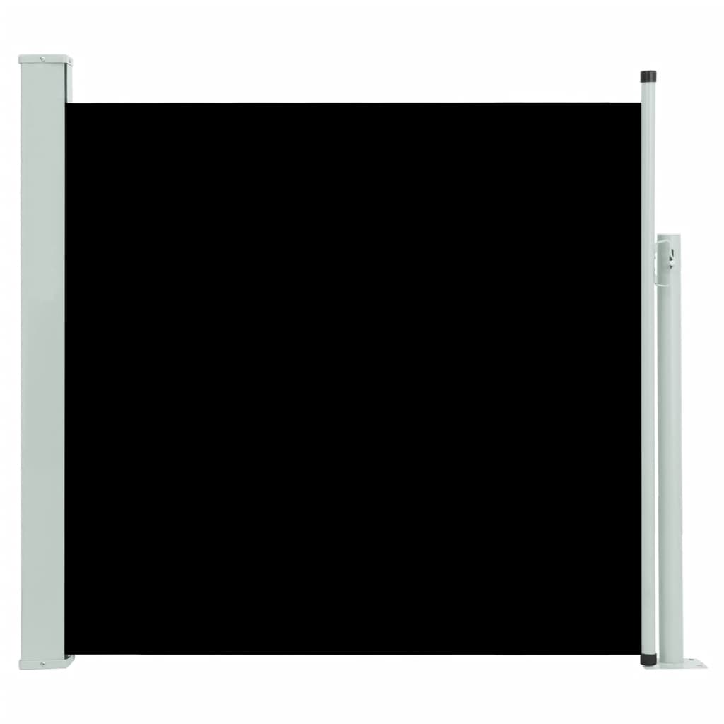 vidaXL izvelkama sānu markīze, melna, 170x300 cm