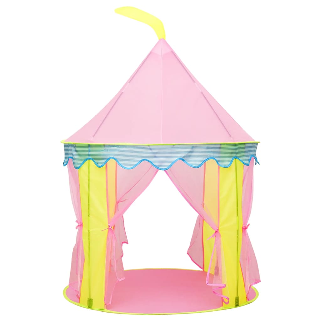 vidaXL rotaļu telts, rozā, 100x100x127 cm