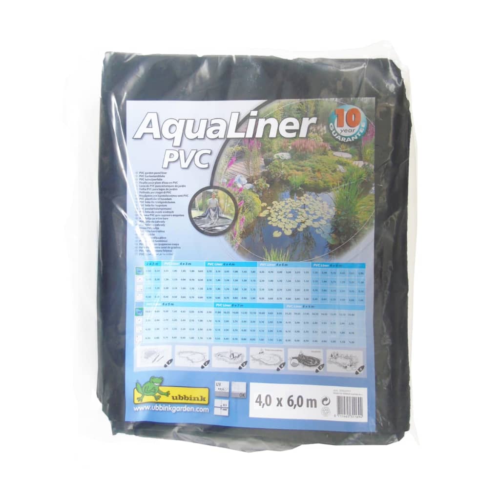 Ubbink dīķa plēve AquaLiner, 6x4 m, PVC, 1061252
