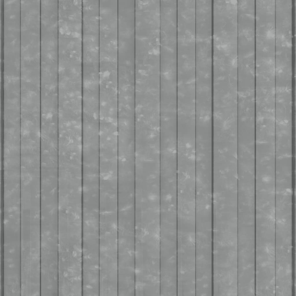 vidaXL jumta paneļi, 12 gab., cinkots tērauds, sudraba krāsa, 60x45 cm