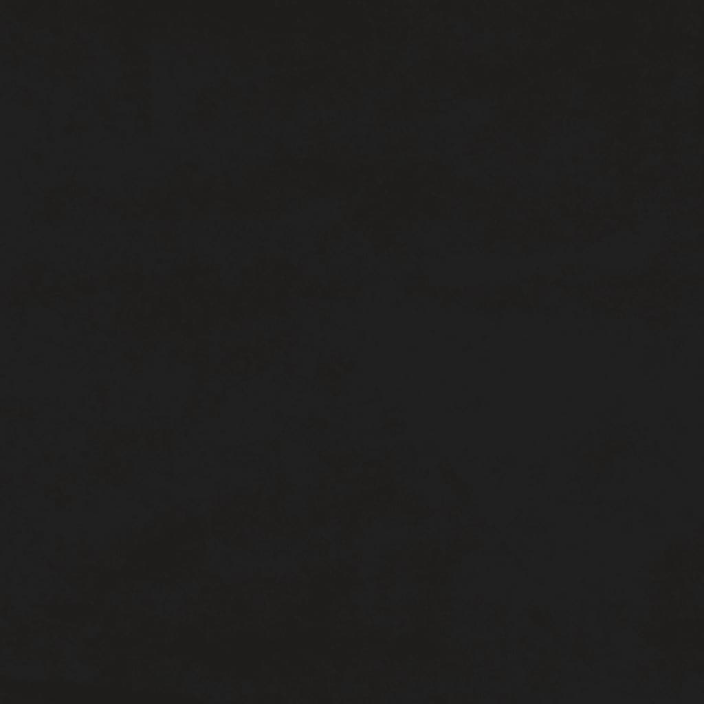 vidaXL galvgalis ar malām, melns samts, 83x16x118/128 cm