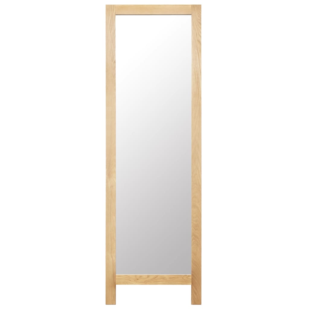 vidaXL spogulis, 48x46,5x150 cm, ozola masīvkoks