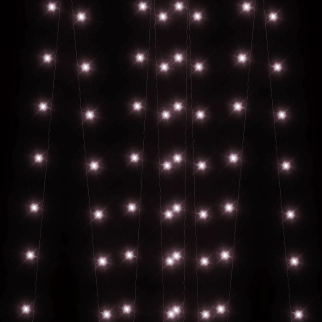 vidaXL solārā lampiņu virtene, 5 gab., 5x200 LED, silti balta krāsa