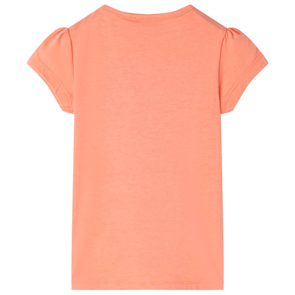 Bērnu T-krekls, neona oranžs, 92